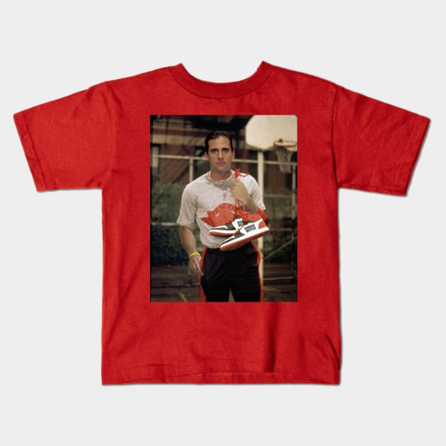 Michael Scott Basketball Legend Kids T-Shirt by darklordpug